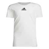 Kids' adidas SS PREGAME TEE BLANK LOGO