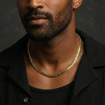 Miami Cuban Link Chain (Gold) - 8mm