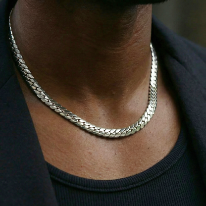 Miami Cuban Link Chain (Silver) - 8mm