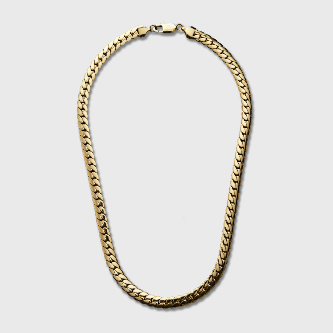 Miami Cuban Link Chain (Gold) - 8mm