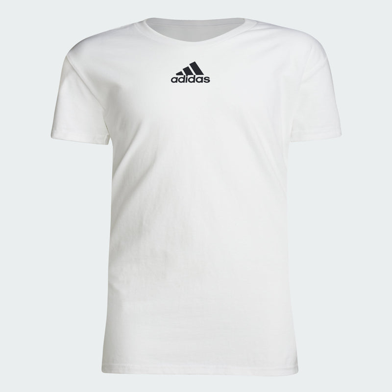 Kids' adidas SS PREGAME TEE BLANK LOGO