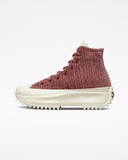 Run Star Hike Platform Striped Knit High Top