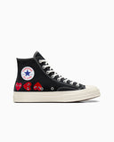 Converse x Comme des Garçons PLAY Chuck 70 Multi Heart High Top