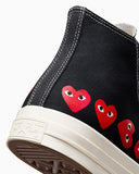Converse x Comme des Garçons PLAY Chuck 70 Multi Heart High Top
