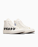Converse x Comme des Garçons PLAY Chuck 70 Multi Heart High Top