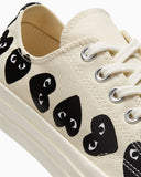 Converse x Comme des Garçons PLAY Chuck 70 Multi Heart Low Top