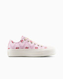 Chuck Taylor All Star Lift Platform Rose Cross Stitch Low Top