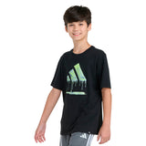 Chrome Drip Logo Tee - Youth