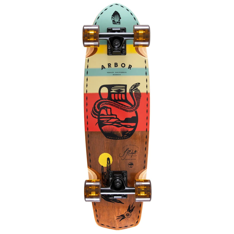 Arbor Pocket Rocket Artist Jess Mudgett Cruiser Complete - 27″