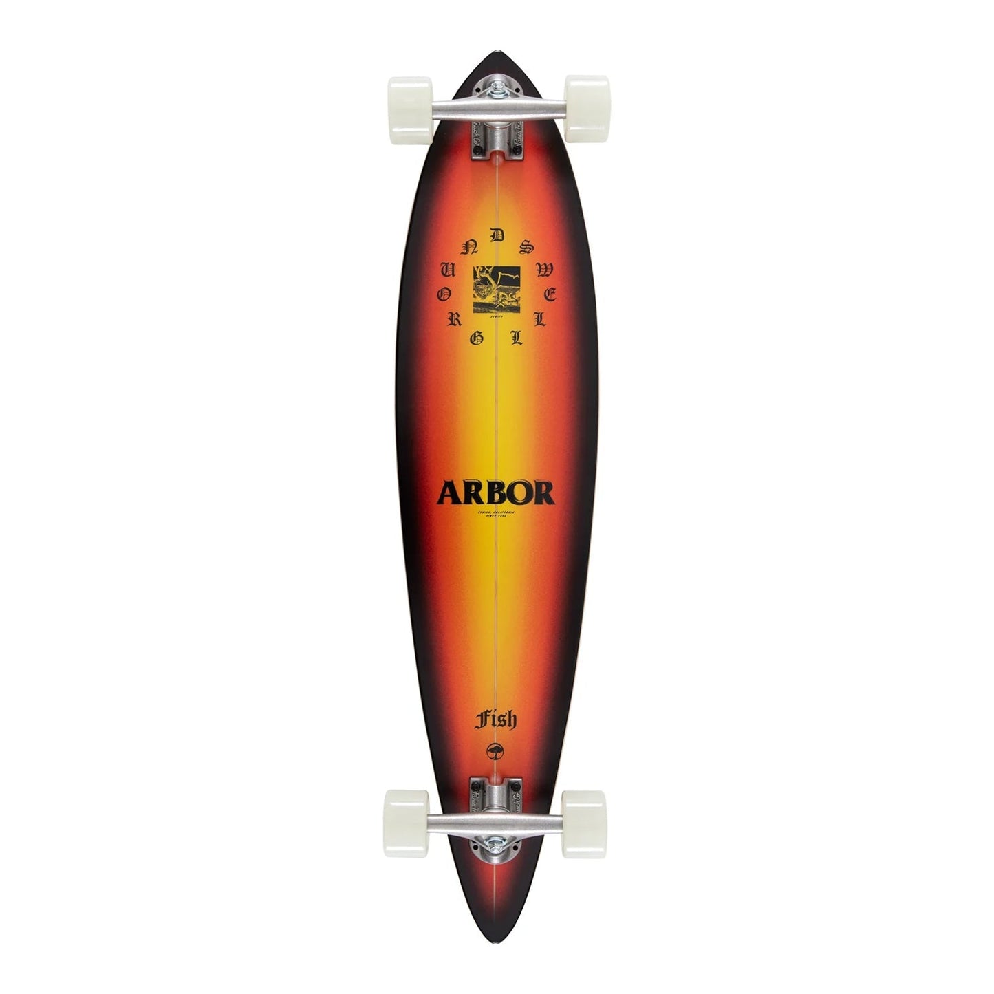 Arbor Longboard Complete Groundswell Drifter Fish Pintail 8.5" x 37"