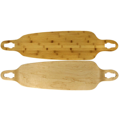 Moose Longboard Complete 9.75" x 39.75" Double Drop Baked Bamboo