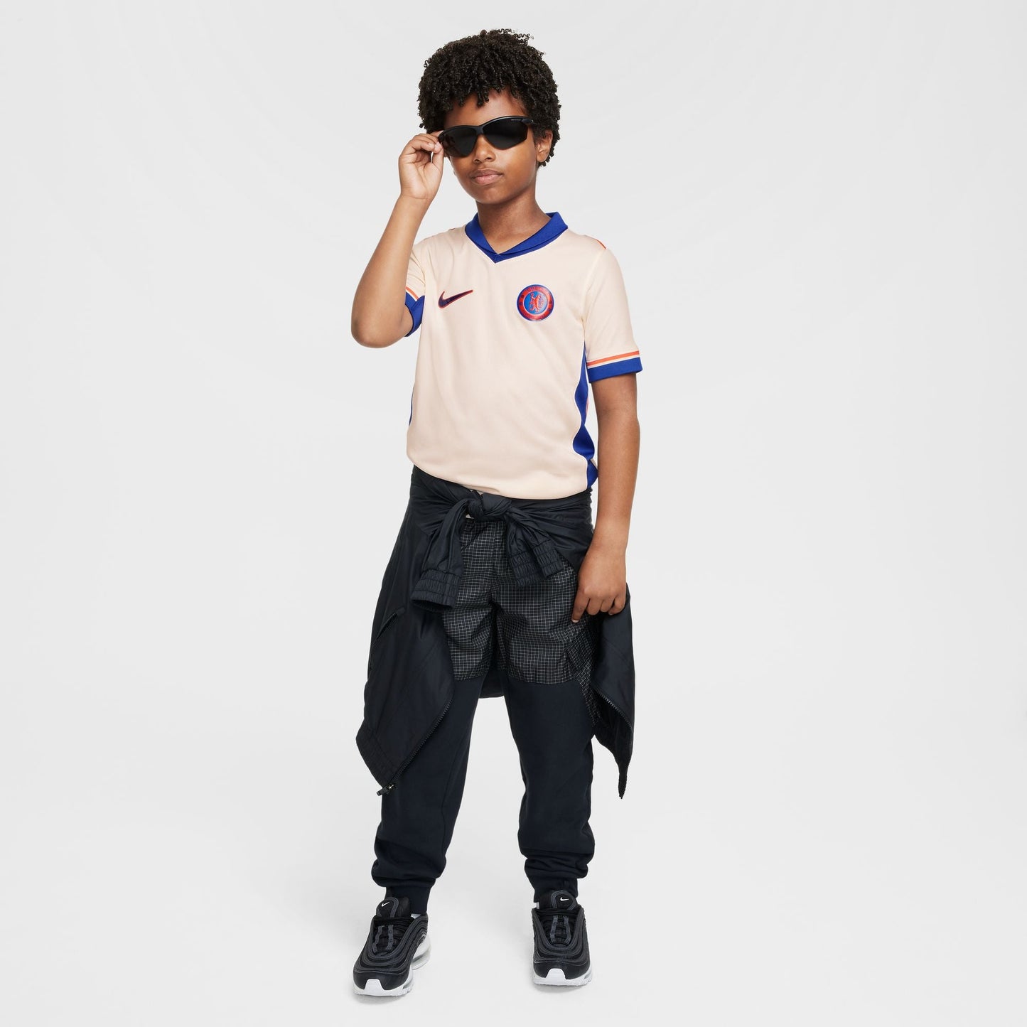 Nike Chelsea FC 2024/25 Stadium Away Big Kids' Dri-FIT Soccer Replica Jersey