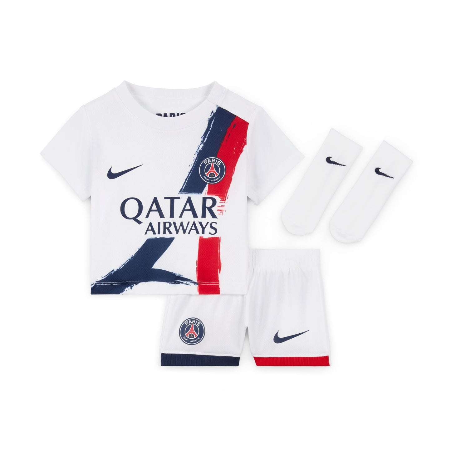 Nike Paris-Saint Germain 2024 Stadium Away Baby/Toddler Soccer Replica 3-Piece Kit