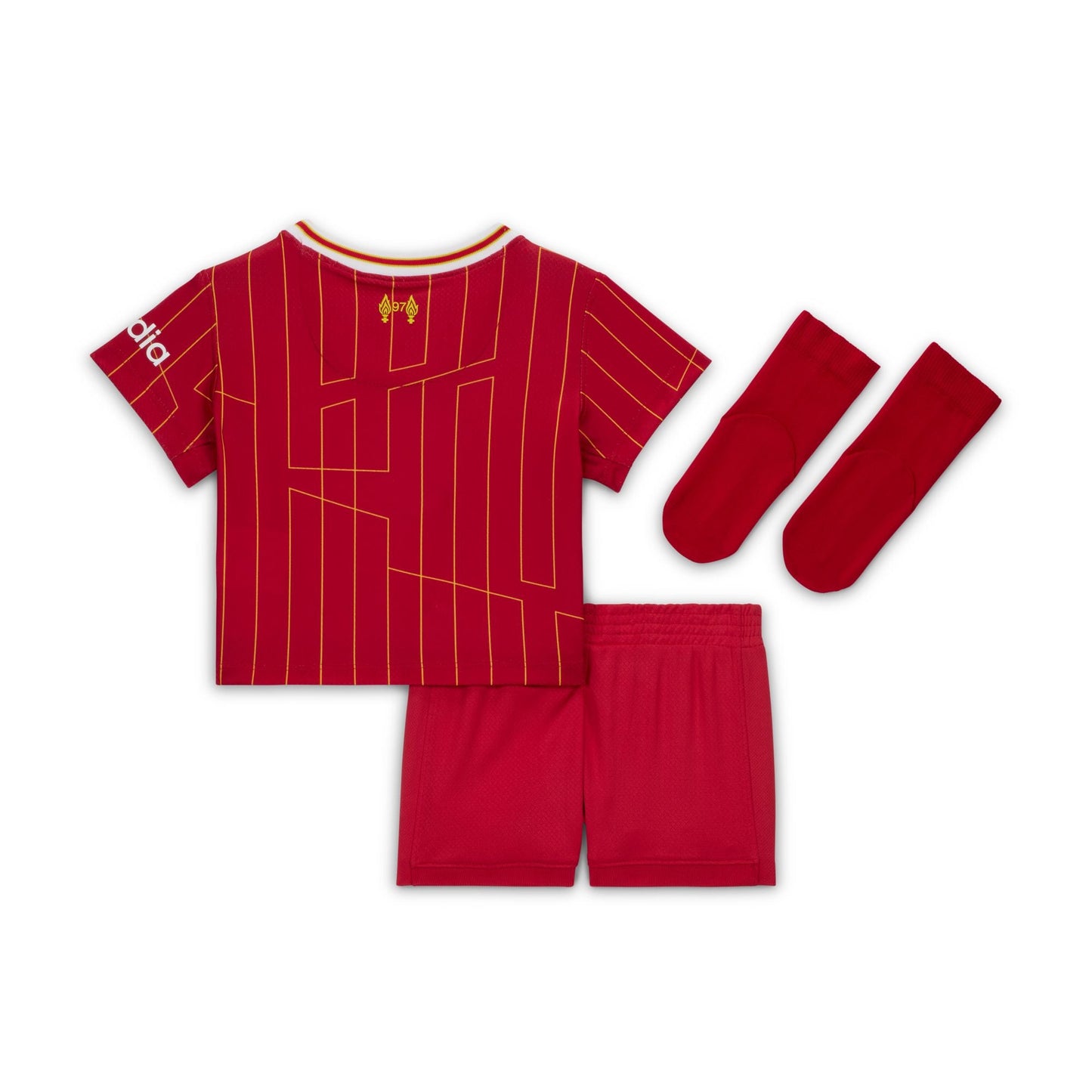 Nike Liverpool FC 2024 Stadium Home Baby/Toddler Soccer Replica 3-Piece Kit
