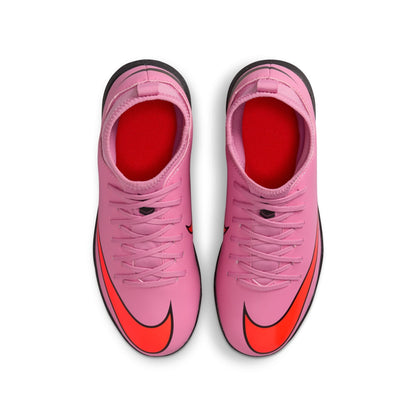 Nike Jr. Mercurial Superfly 10 Club Little/Big Kids' Turf High-Top Soccer Shoes