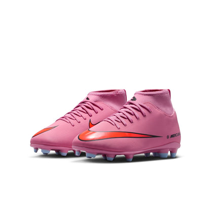 Nike Jr. Mercurial Superfly 10 Club Little/Big Kids' Multi-Ground High-Top Soccer Cleats