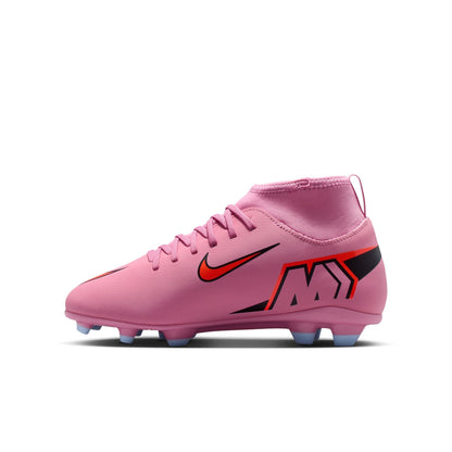 Nike Jr. Mercurial Superfly 10 Club Little/Big Kids' Multi-Ground High-Top Soccer Cleats