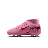 Nike Jr. Mercurial Superfly 10 Club Little/Big Kids' Multi-Ground High-Top Soccer Cleats