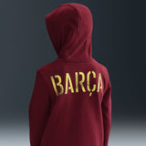 Nike FC Barcelona Club Fourth Big Kids' (Boys') Soccer Full-Zip Hoodie