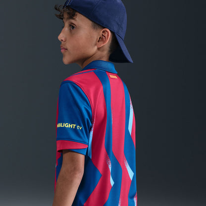 Nike FC Barcelona 2025/26 Stadium Fourth Big Kids' Dri-FIT Soccer Replica Jersey