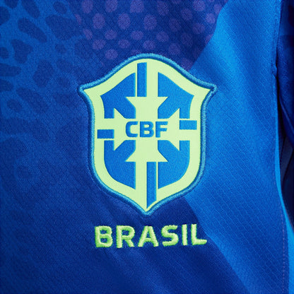 Nike Brazil 2025 Stadium Away (Women's Team) Big Kids' Dri-FIT Soccer Replica Jersey