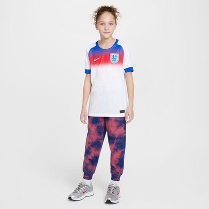 Nike England 2025 Stadium Home (Women's Team) Big Kids' Dri-FIT Soccer Replica Jersey
