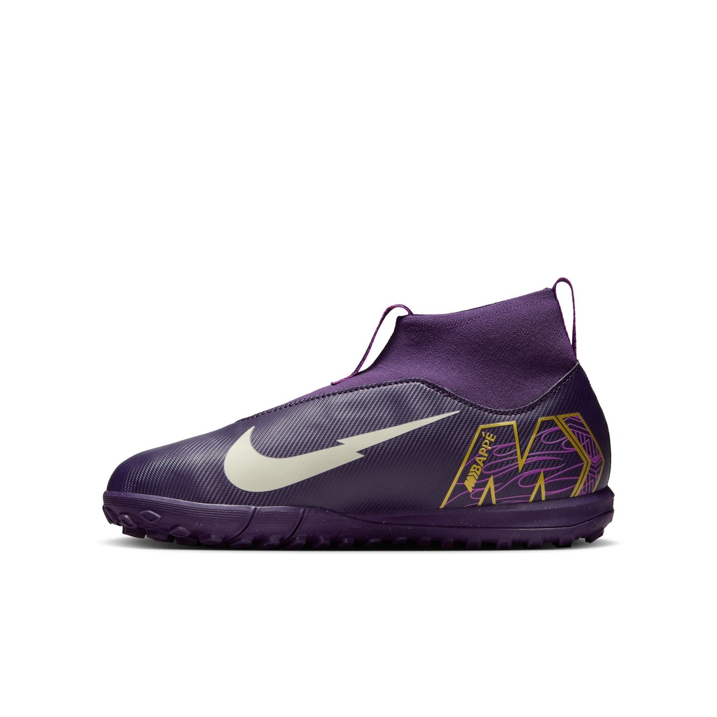 Nike Jr. Mercurial Superfly 10 Academy "Kylian Mbappé" Big Kids' TF High-Top Soccer Shoes