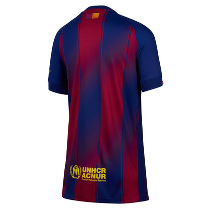 Nike FC Barcelona 2025/26 Stadium Home Big Kids' Dri-FIT Soccer Replica Jersey