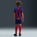 Nike FC Barcelona 2025/26 Stadium Home Big Kids' Dri-FIT Soccer Replica Jersey