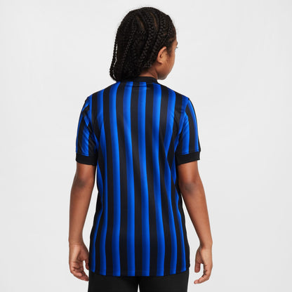 Nike Inter Milan 2025/26 Stadium Home Big Kids' Dri-FIT Soccer Replica Jersey