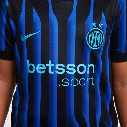 Nike Inter Milan 2025/26 Stadium Home Big Kids' Dri-FIT Soccer Replica Jersey
