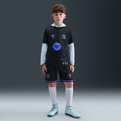 Nike Kobe Bryant FC Barcelona 2025/26 Stadium Away Big Kids' Dri-FIT Soccer Replica Shorts