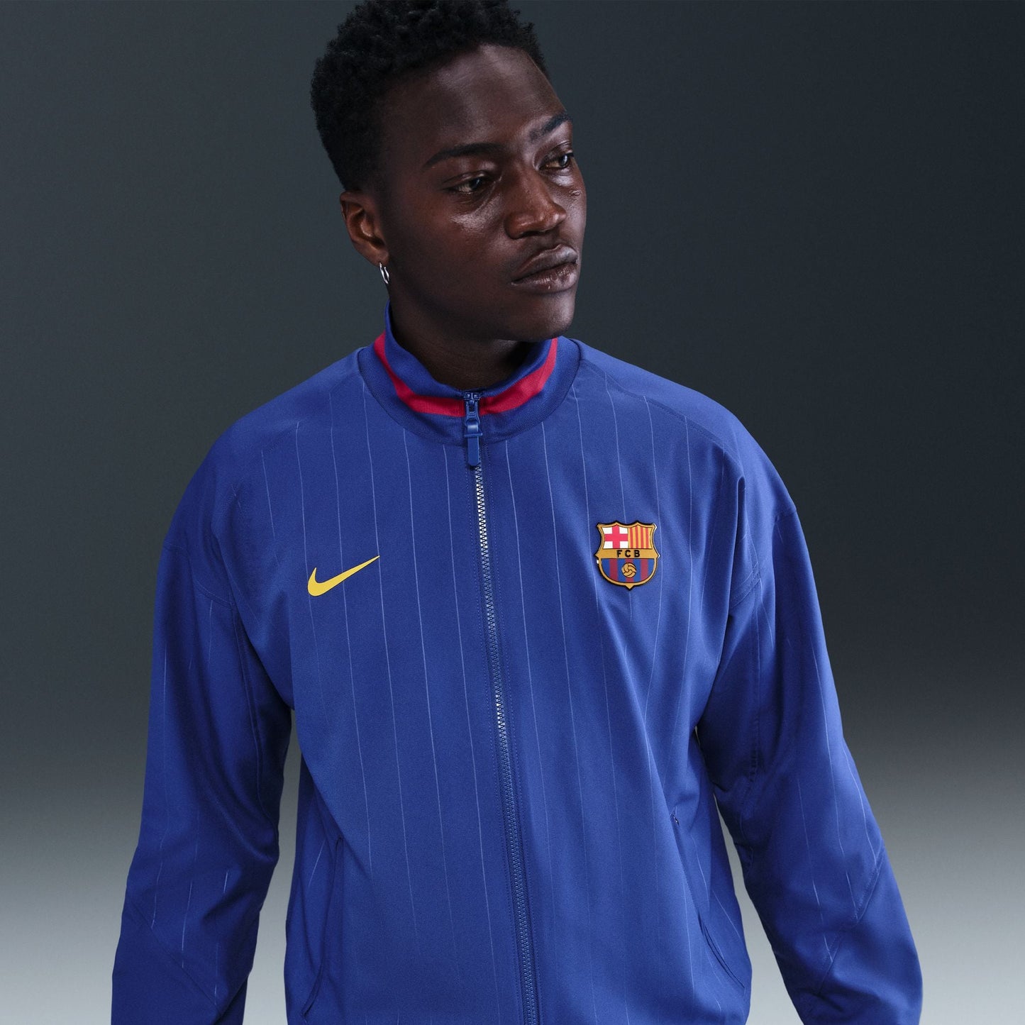 Nike FC Barcelona Strike Home Men's Dri-FIT Soccer Anthem Jacket