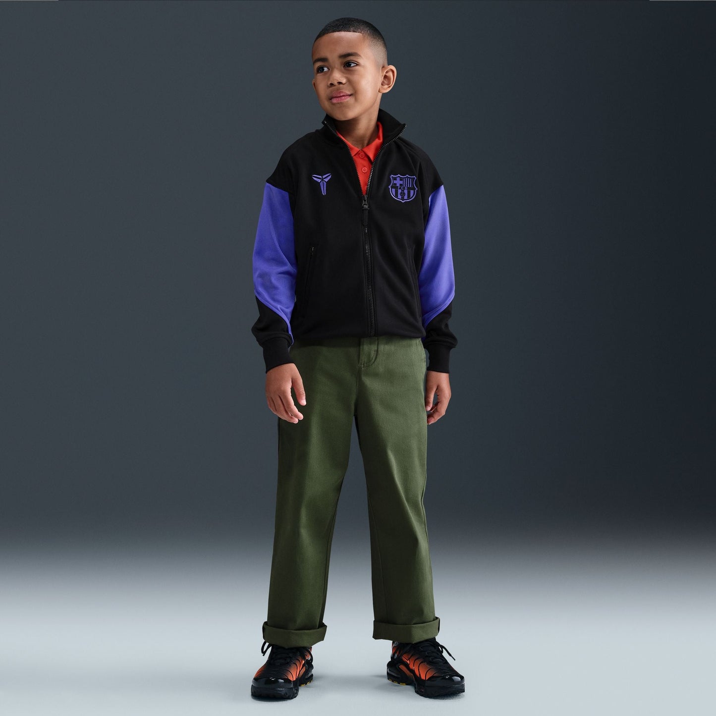 Nike Kobe Bryant FC Barcelona Academy Pro Away Big Kids' Dri-FIT Soccer Anthem Jacket