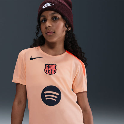Nike FC Barcelona Strike Third Big Kids' Dri-FIT Total 90 Soccer Knit Top