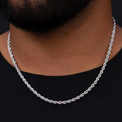 5MM Stainless Steel Rope Chain Necklace