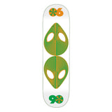 Alien Workshop Skateboard Deck Scanner Twin Tail White 8.375" x 32.25"