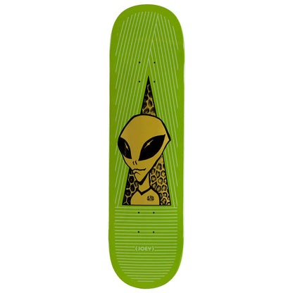Alien Workshop Skateboard Deck Joey Guevara Visitor Gold 8.25" x 32.25"