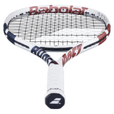 Babolat Boost Drive Tennis Racquet White Blue Prestrung
