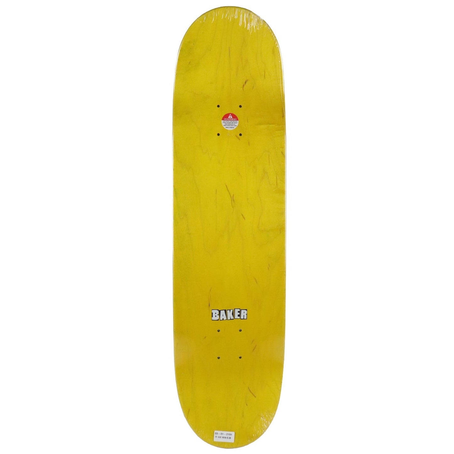 Baker Skateboard Deck T-Funk Axe Man Green 8.38" x 32"