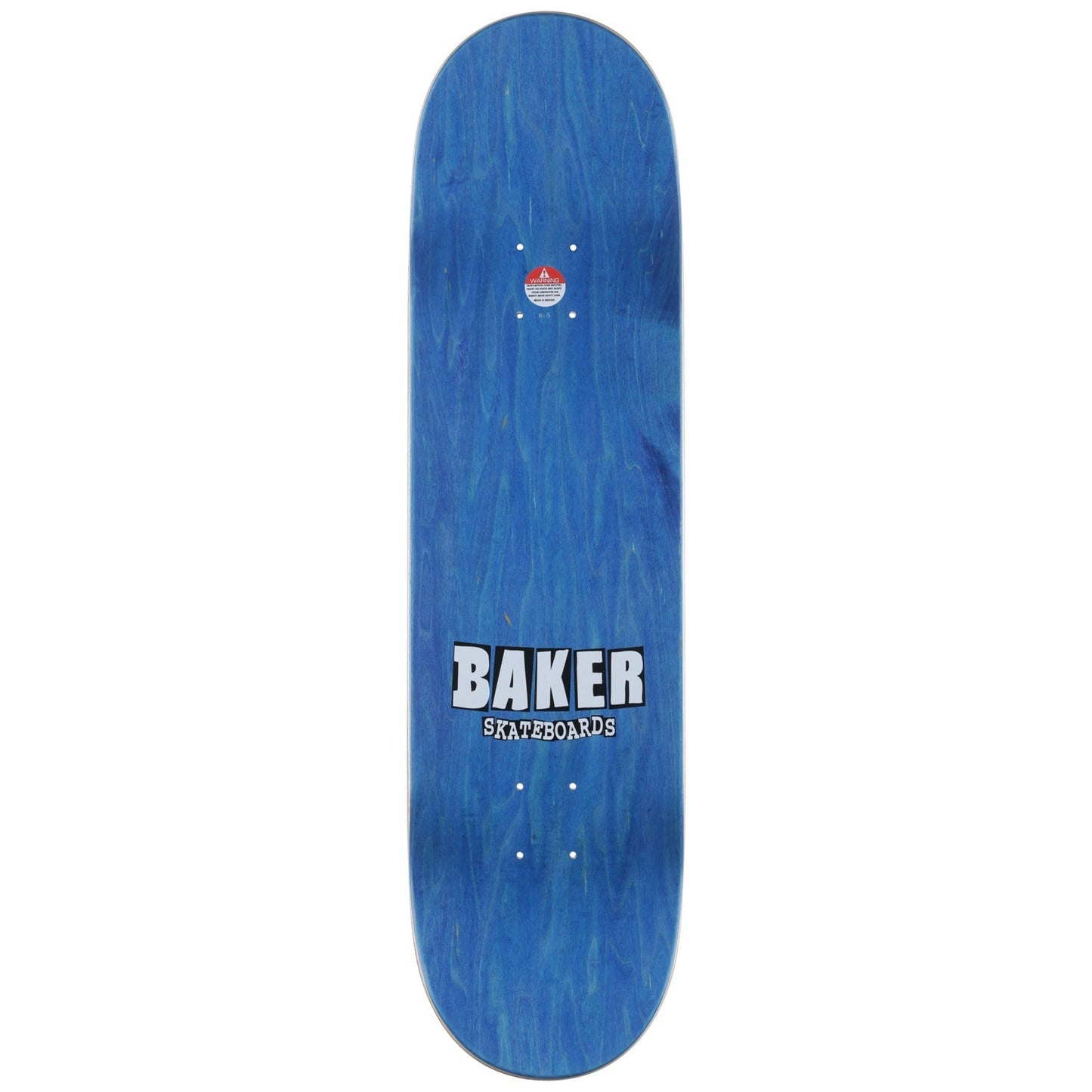 Baker Deck Brand Logo White 8.5"