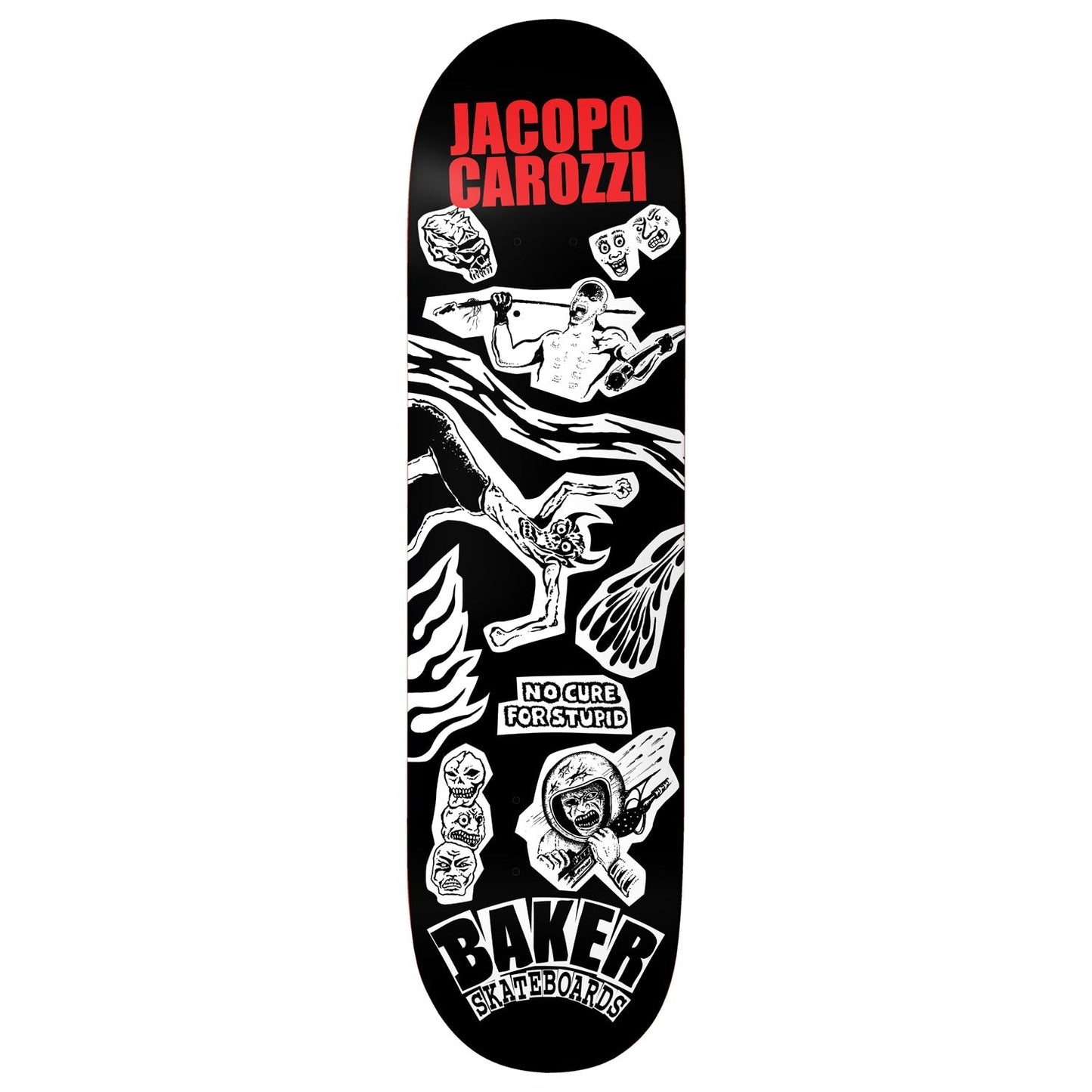 Baker Skateboard Deck Jacopo Carozzi Divine Evil 8.25" x 31.875"