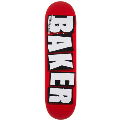 Baker Deck Brand Logo Red/White 8.625" x 32"