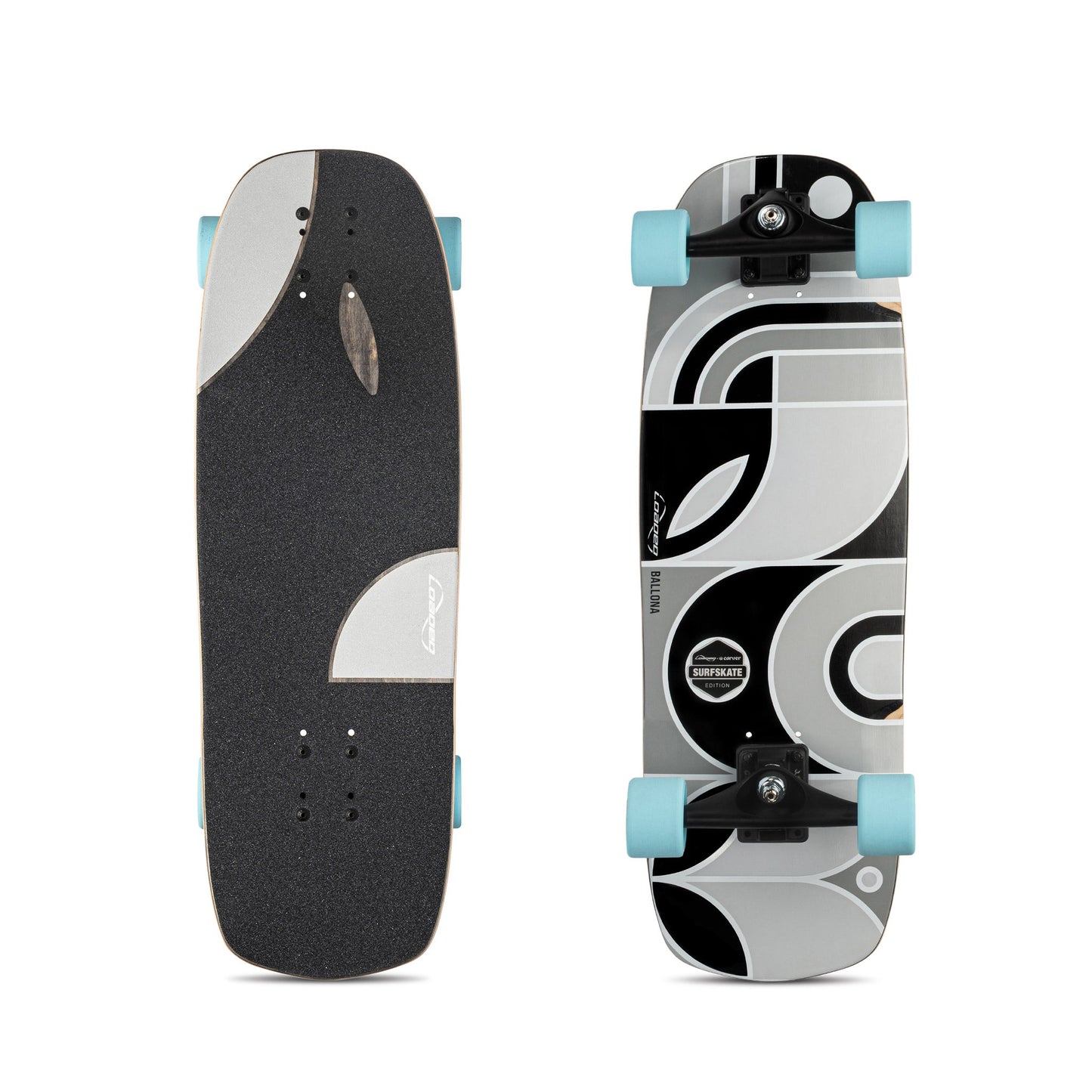 Loaded Ballona Orca Longboard Complete - Fat Free 77a Blue