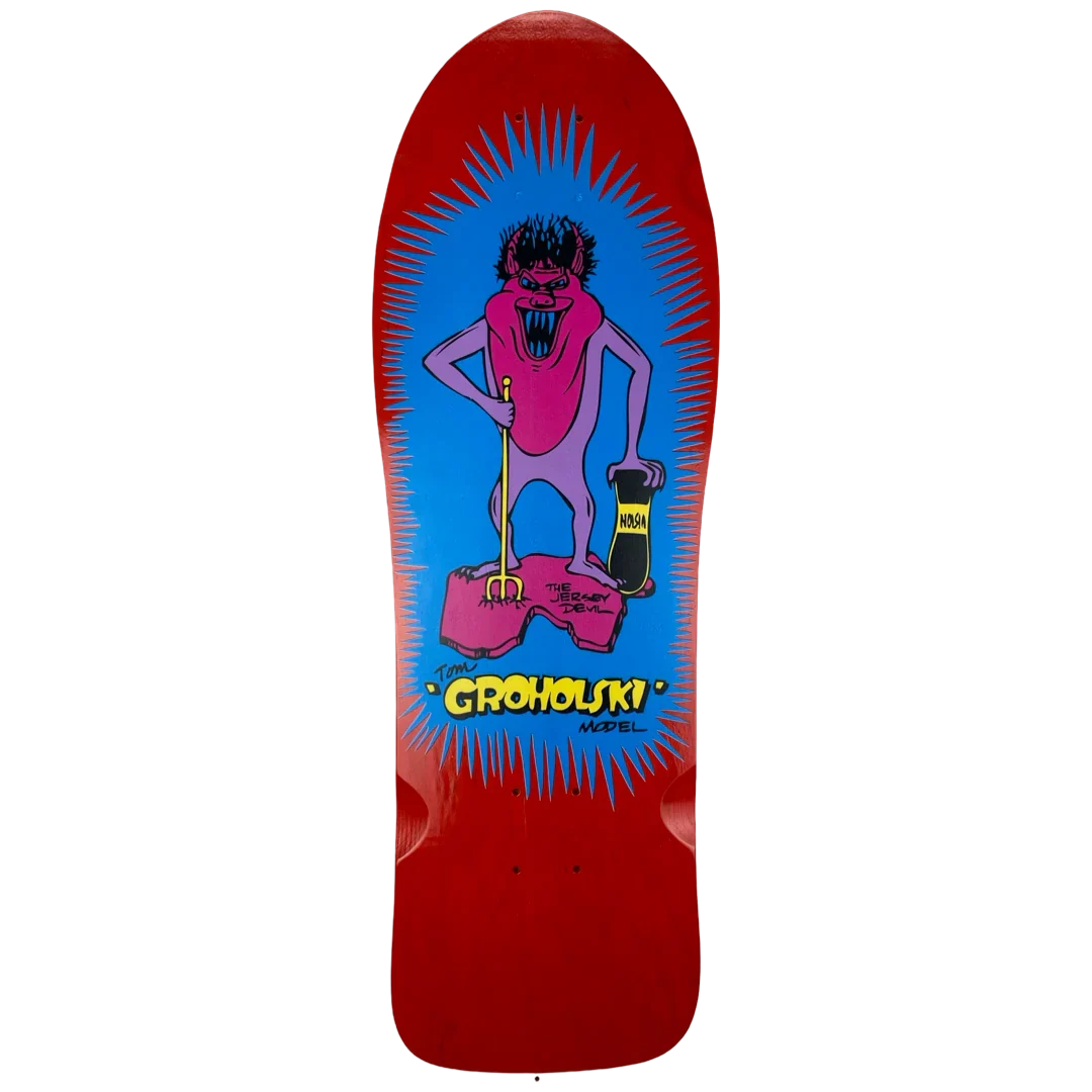 Vision Groholski Jersey Devil Deck - 9.5" Red Tint
