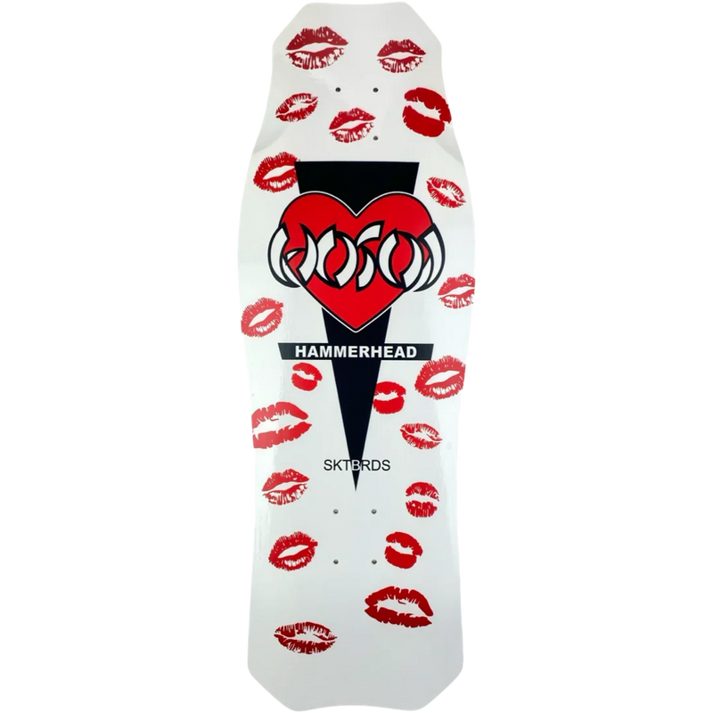 Hosoi Valentine 2026 Heart Kisses OG Hammerhead Limited Deck - 10.5" White