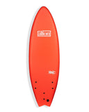 BEETLE 5'5 Soft Top Surfboard - Red/White
