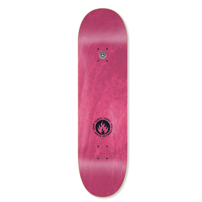 Black Label Skateboard Deck Elijah Akerley Pink Elephants Grey 8.25" x 32.12"