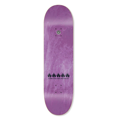 Black Label Skateboard Deck Omar Hassan Never Stop Shof Edition Blue 8.25" x 32.12"