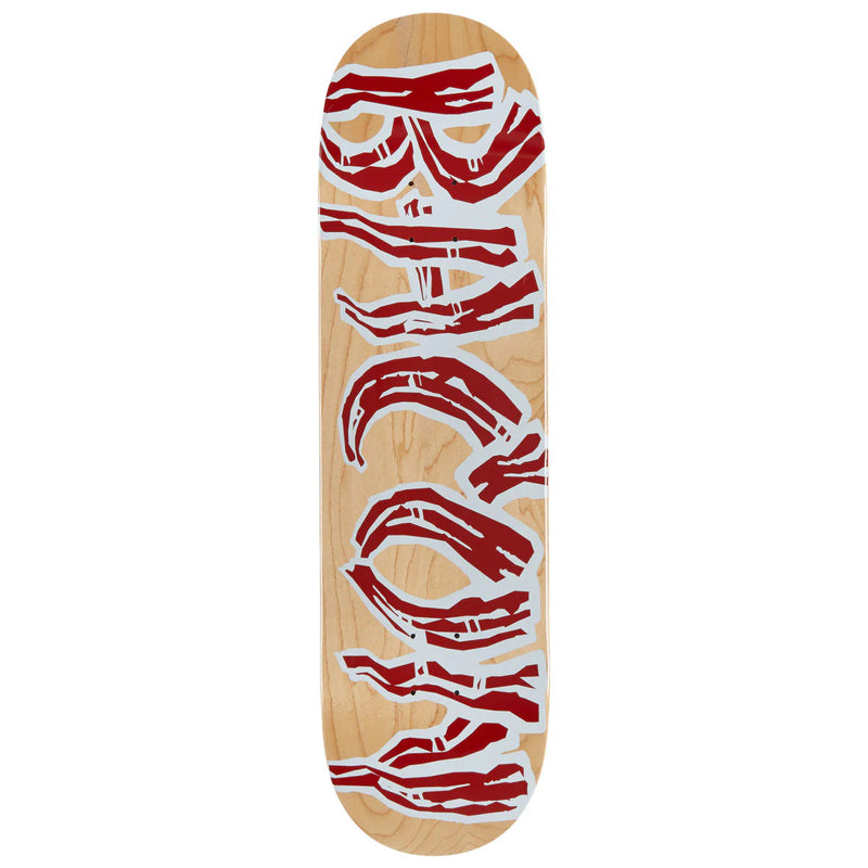 Bacon Skateboard Deck Logo Veneer Natural 8.75" x 32.63"